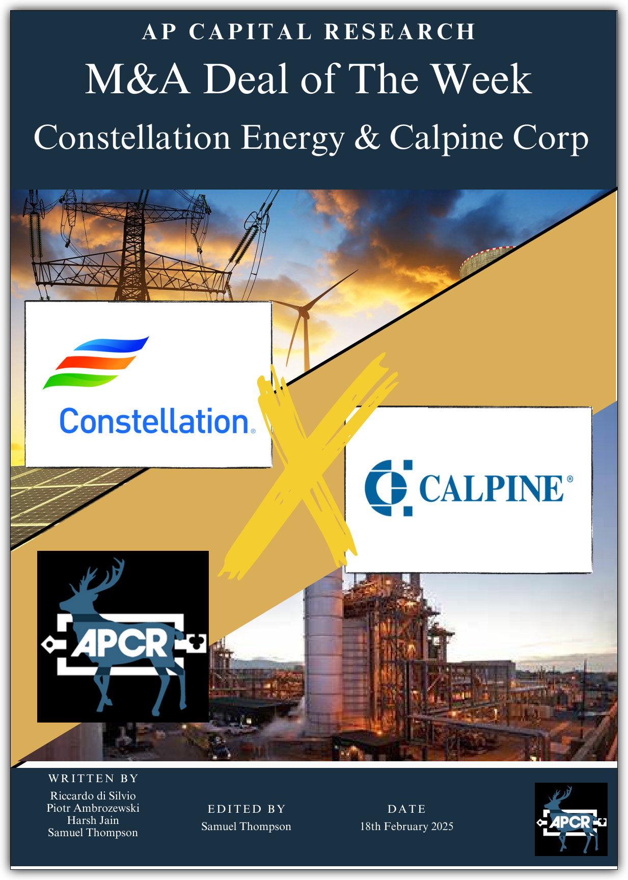 M&A Deal of the Week - Constellation X Calpine